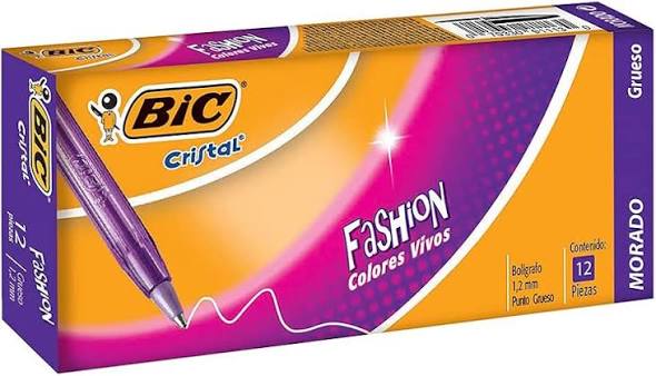 Imagen ilustrativa de BOLIGRAFO BIC FASHION LILA