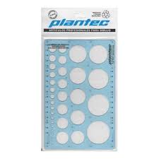 Imagen ilustrativa de PLANTILLAS PLANTEC 2115 CIRCULOS 1-60 MM PROF