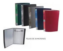 Imagen ilustrativa de CARPETA LAMA OFFICE FM10 A4 10 FOLIOS AZUL