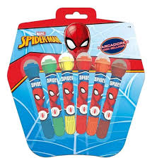 Imagen ilustrativa de MARCADOR CRESKO SPIDERMAN HA511 C/SELLO x 6 UNID.