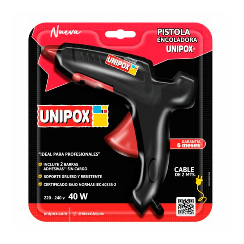 Imagen ilustrativa de Pistola encoladora Unipox grande 40w