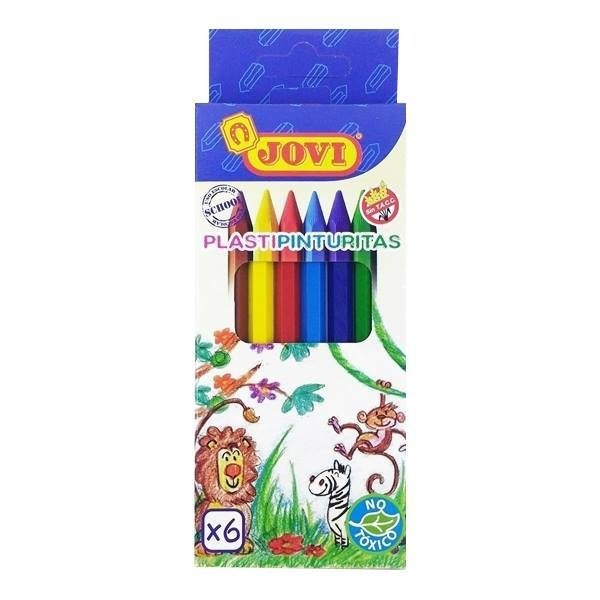 Plastipinturitas Jovi blister x 6 unid