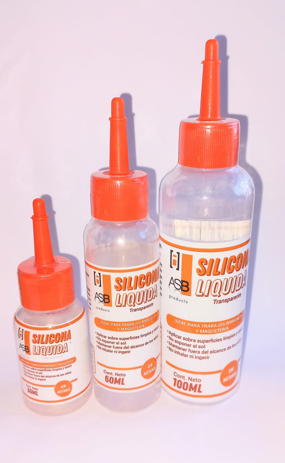 OFERTA Silicona fria asb x 30 ml X 4 UNID