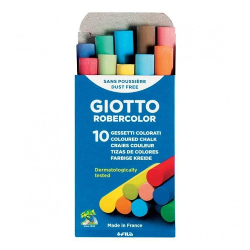 Imagen ilustrativa de TIZAS GIOTTO ROBERCOLOR COLOR x 10 U.
