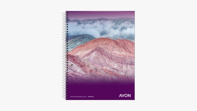 Cuaderno Avon 16x21 c/esp x 84 hjs rayado