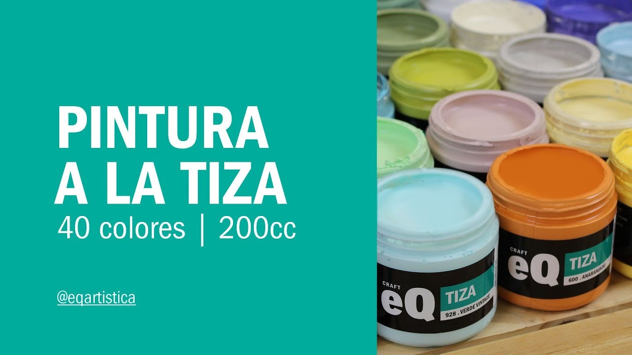 Pintura a la tiza EQ 200cc colores varios