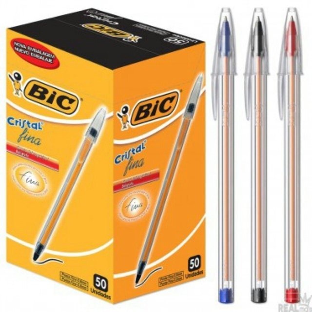 Boligrafo BIC Cristal Fina 0.8 azul